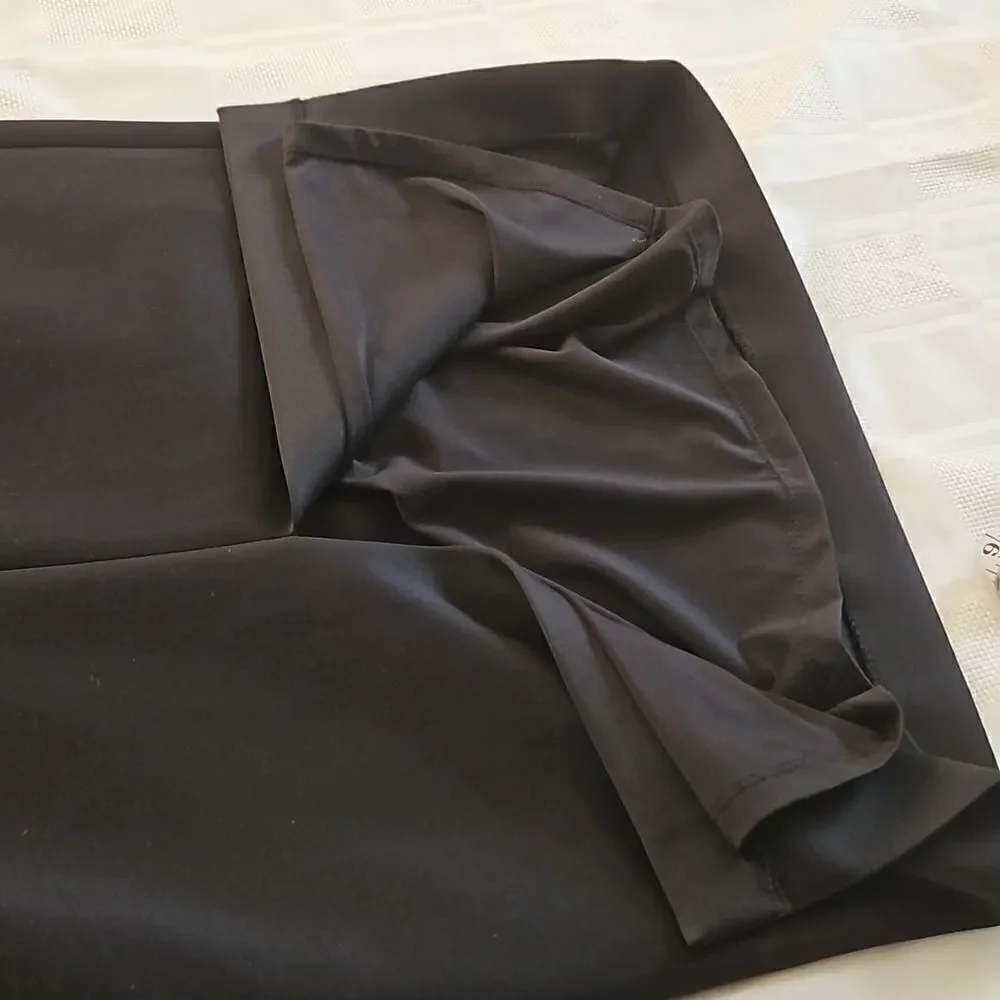 HP Marciano Cocktail Bodycon Midi  Dress With Sheer Back Small Black - Picture 11 of 16